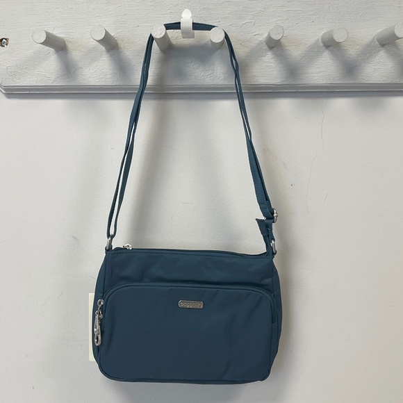 Baggallini Handbags - Baggallini Slate Blue Large Joey Crossbody Bag - NWT
